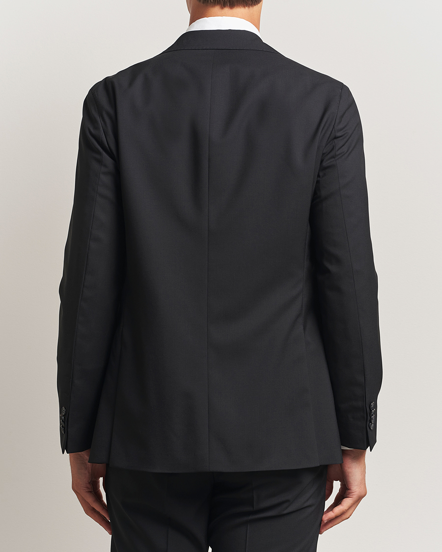 Uomini | Blazers | Oscar Jacobson | Fogerty Wool Blazer Black