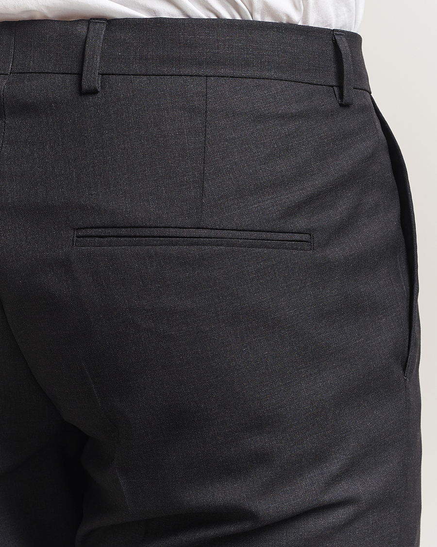 Uomini | Pantaloni | Oscar Jacobson | Dandy Wool Trousers Grey