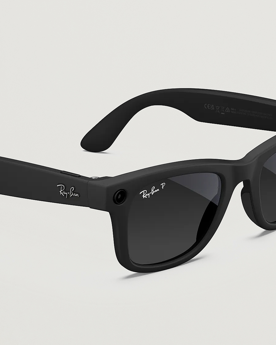 Uomini | Occhiali da sole | Ray-Ban | Wayfarer Meta 50 Sunglasses Matte Black