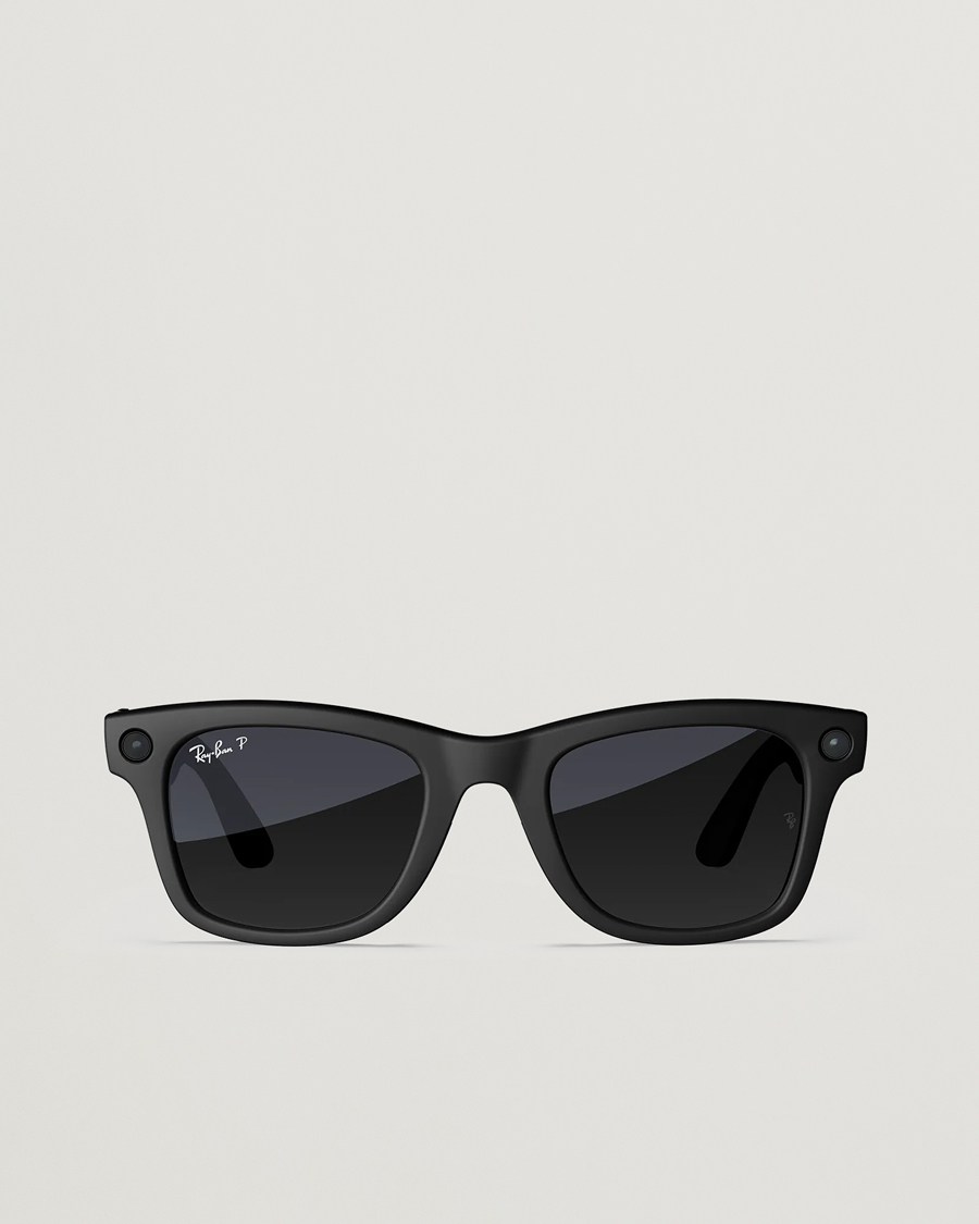 Uomini | Occhiali da sole | Ray-Ban | Wayfarer Meta 53 Sunglasses Matte Black