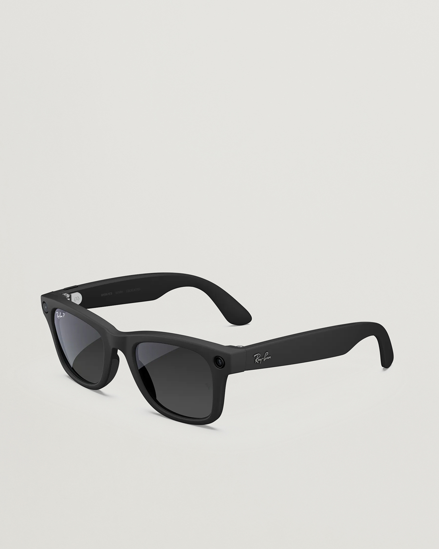 Uomini | Occhiali da sole | Ray-Ban | Wayfarer Meta 53 Sunglasses Matte Black