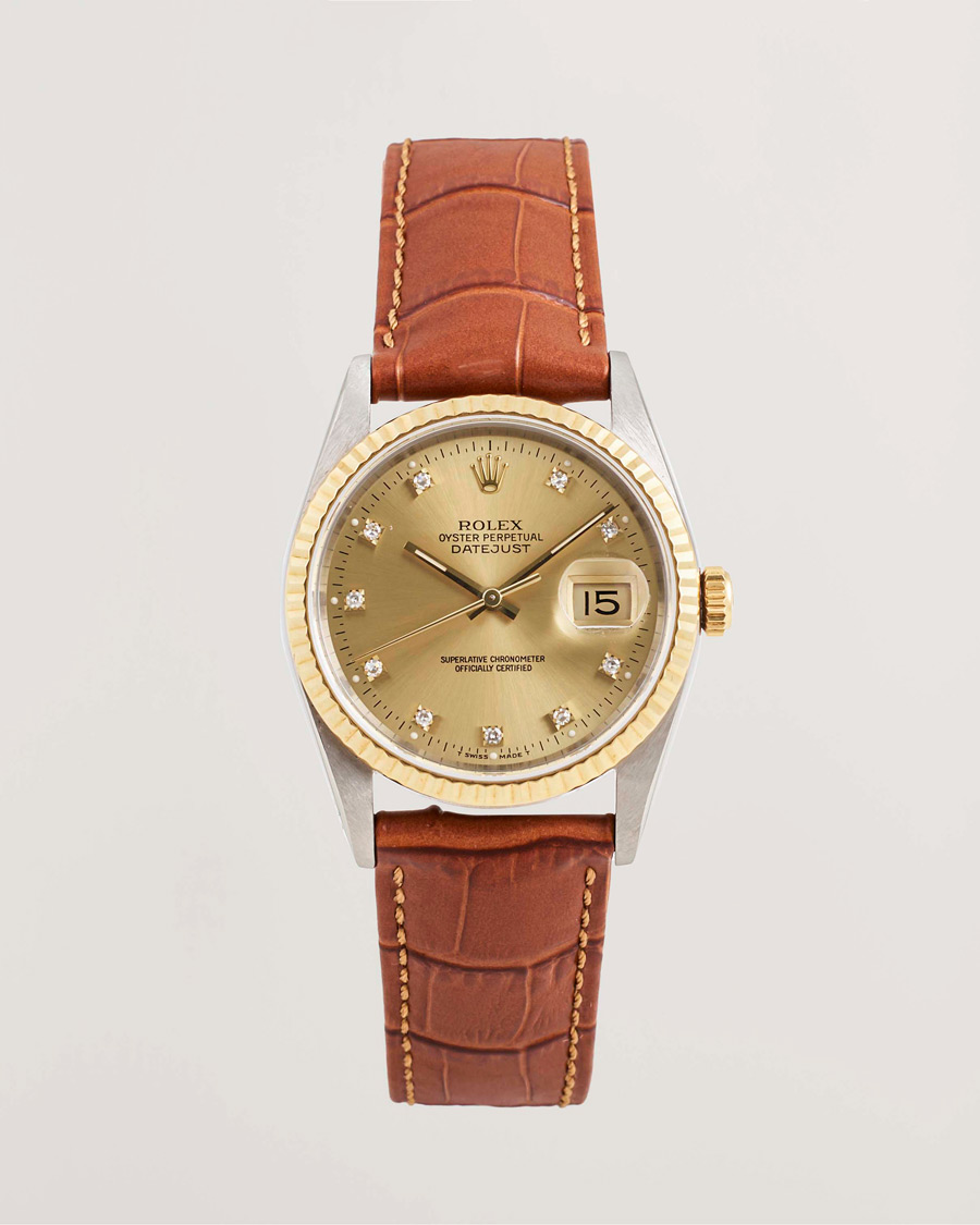 Uomini | Rolex Pre-Owned Datejust 36 G/S Diamant | Rolex Pre-Owned | Datejust 36 G/S Diamant