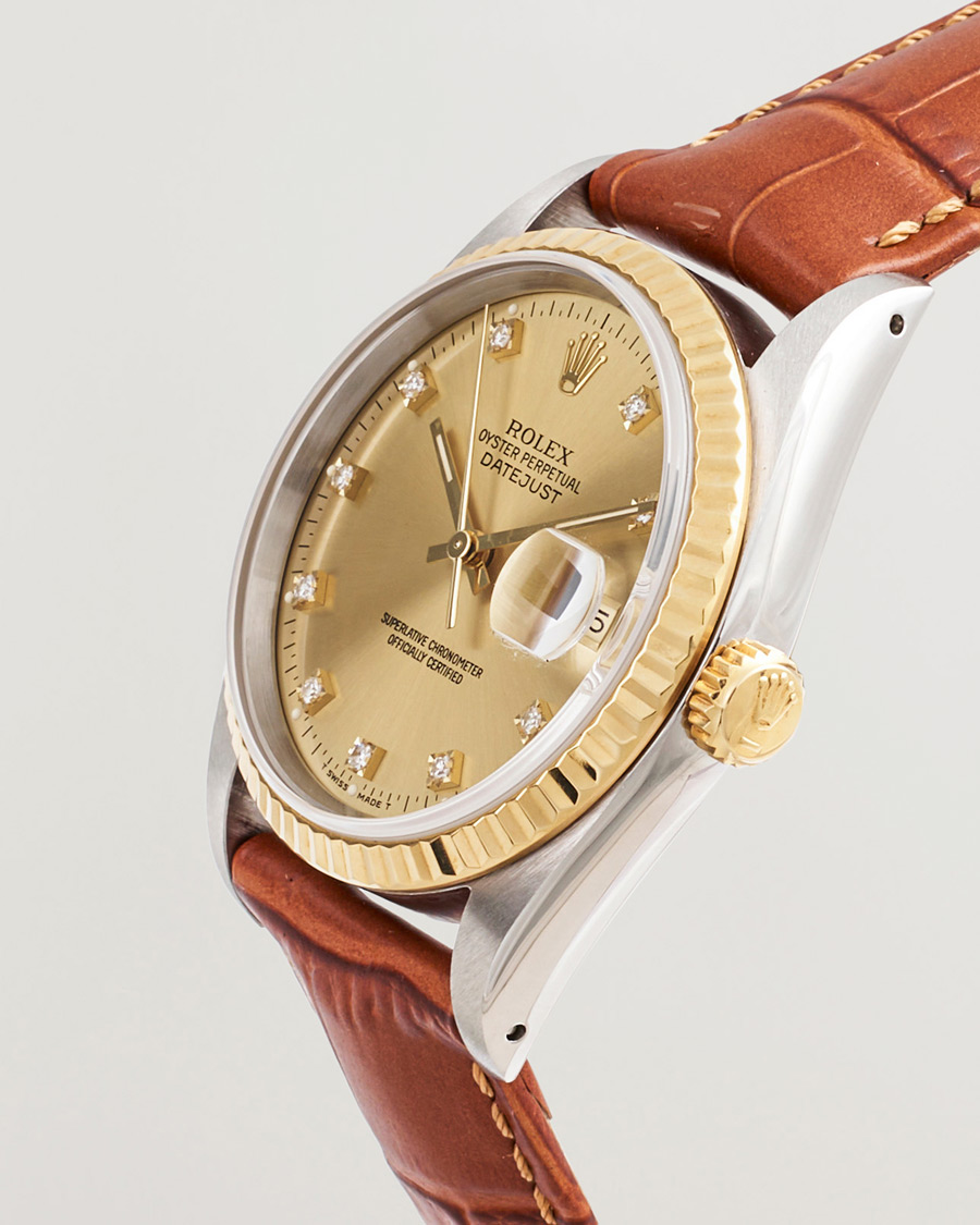 Uomini | Rolex Pre-Owned Datejust 36 G/S Diamant | Rolex Pre-Owned | Datejust 36 G/S Diamant