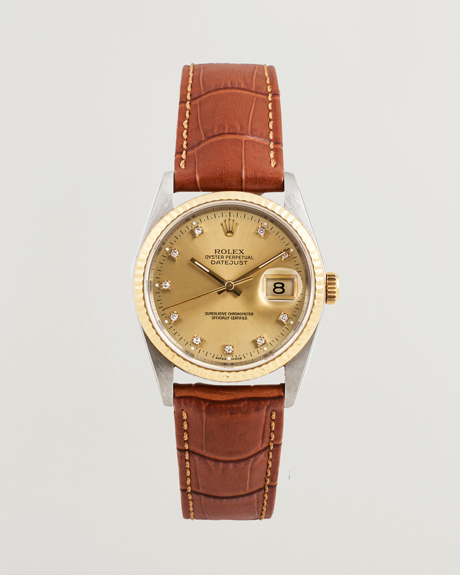 Uomini | Rolex Pre-Owned Datejust 36 G/S Diamant  | Rolex Pre-Owned | Datejust 36 G/S Diamant 