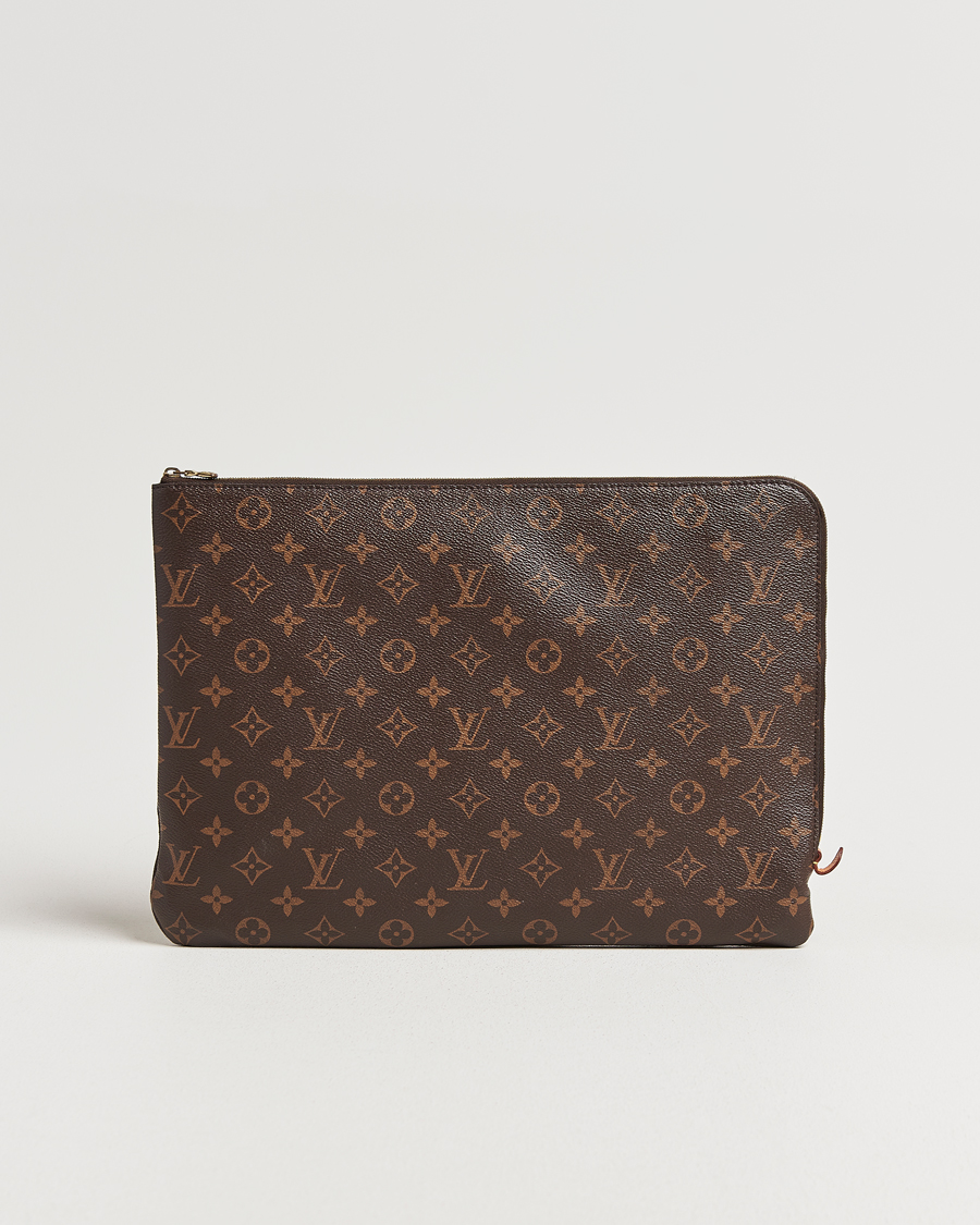 Uomini | Louis Vuitton Pre-Owned Posh Document Bag Monogram | Louis Vuitton Pre-Owned | Posh Document Bag Monogram