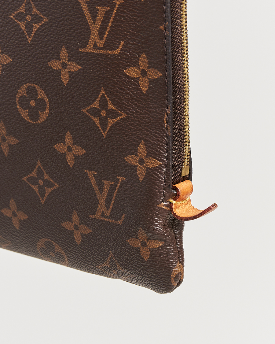 Uomini | Louis Vuitton Pre-Owned Posh Document Bag Monogram | Louis Vuitton Pre-Owned | Posh Document Bag Monogram