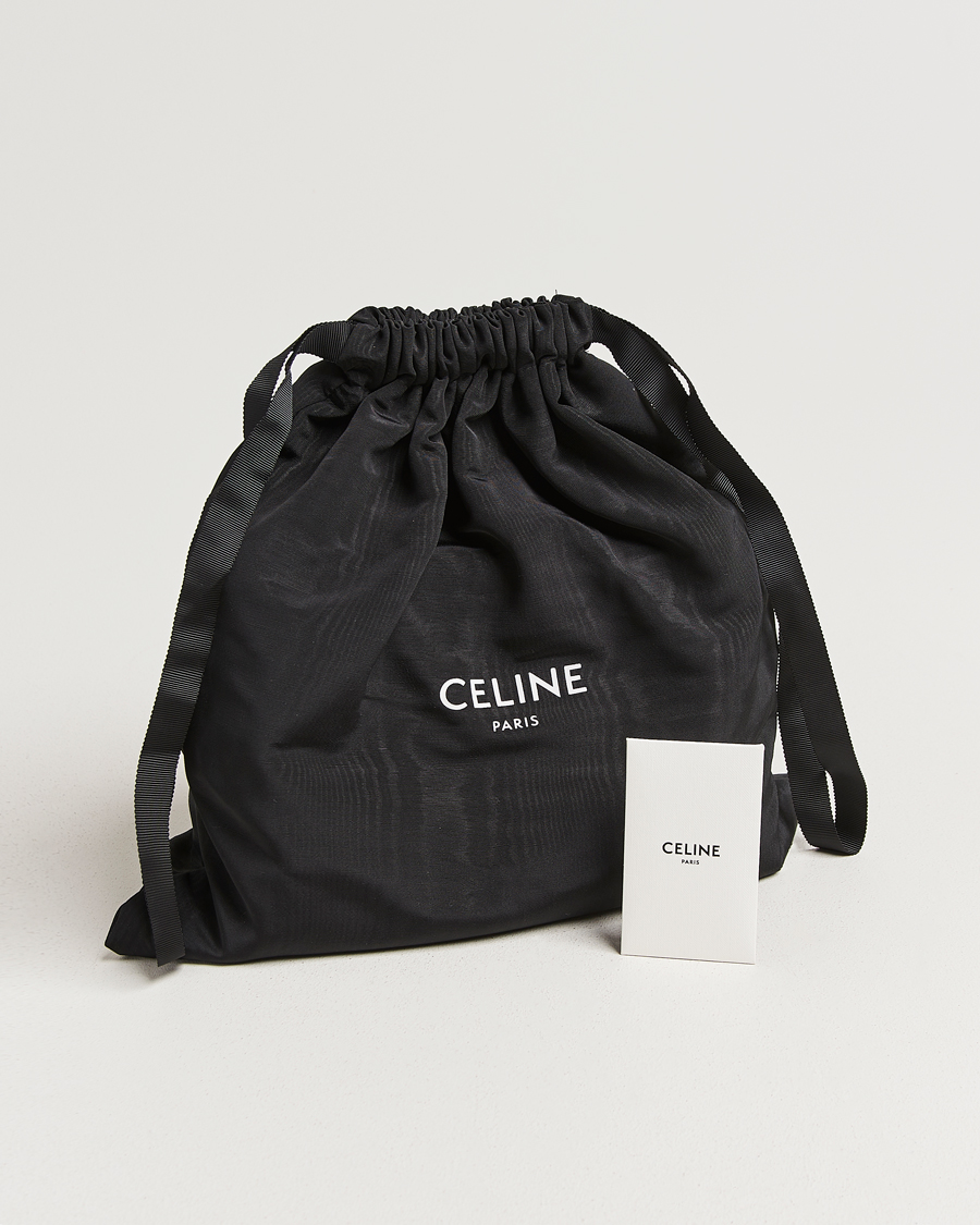 Uomini | Celine Pre-Owned Trio Bag Medium Leather Black | Celine Pre-Owned | Trio Bag Medium Leather Black