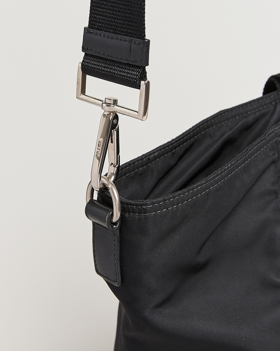 Uomini | Prada Pre-Owned 2 Way Boston Bag Tessuto Nylon Black | Prada Pre-Owned | 2 Way Boston Bag Tessuto Nylon Black