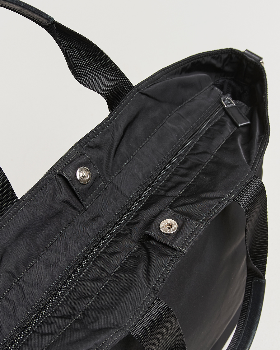 Uomini | Prada Pre-Owned 2 Way Boston Bag Tessuto Nylon Black | Prada Pre-Owned | 2 Way Boston Bag Tessuto Nylon Black