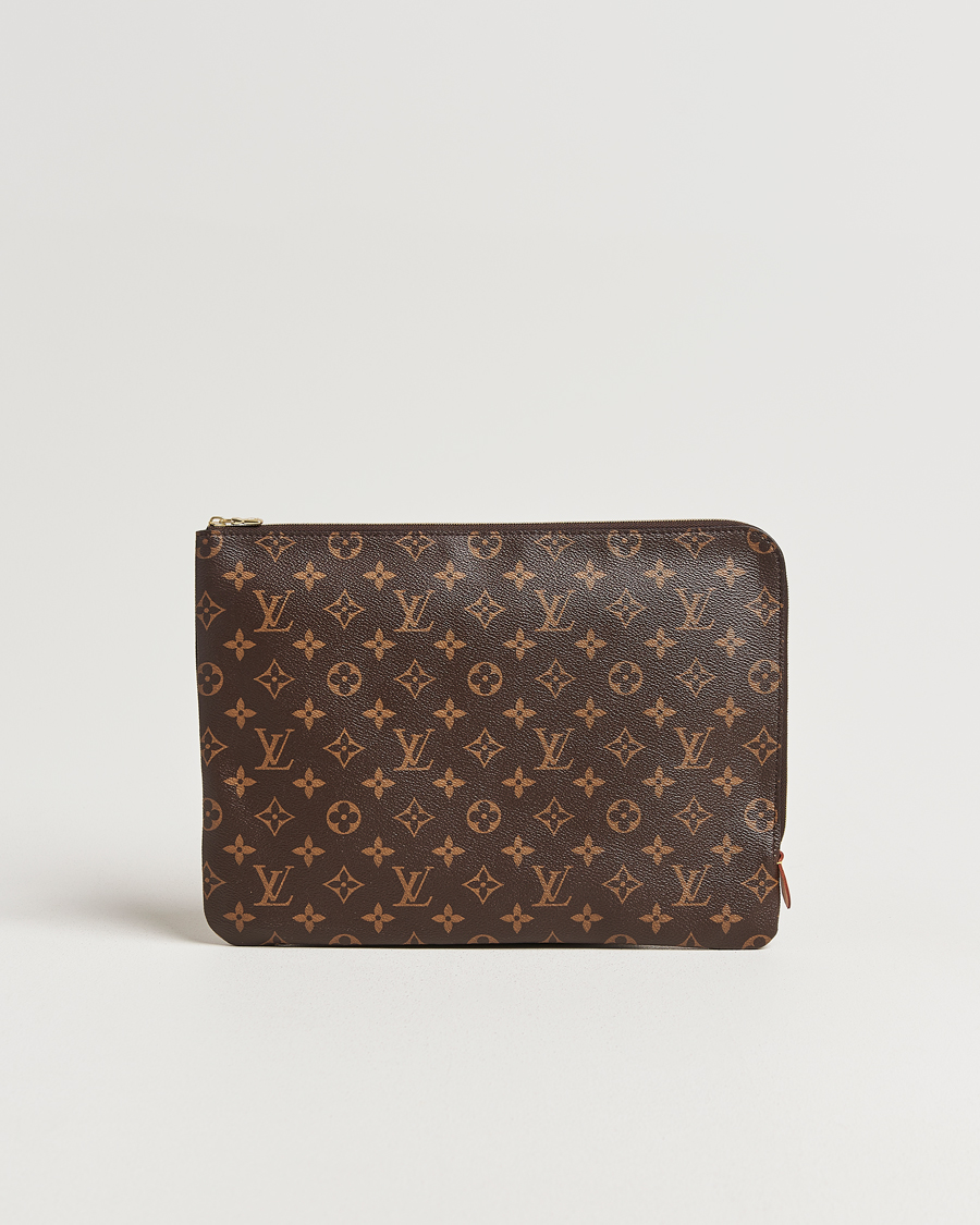Uomini | Pre-Owned & Vintage Bags | Louis Vuitton Pre-Owned | Posh Document Bag Monogram