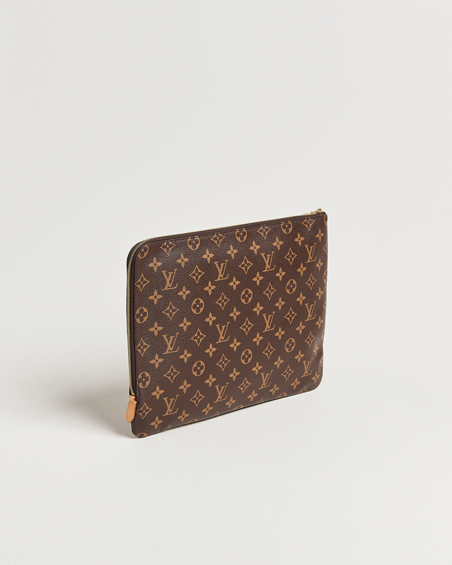 Uomini | Pre-Owned & Vintage Bags | Louis Vuitton Pre-Owned | Posh Document Bag Monogram