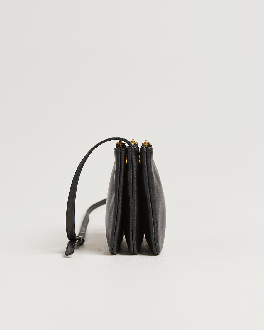 Uomini | Celine Pre-Owned Trio Bag Small Leather Black | Celine Pre-Owned | Trio Bag Small Leather Black