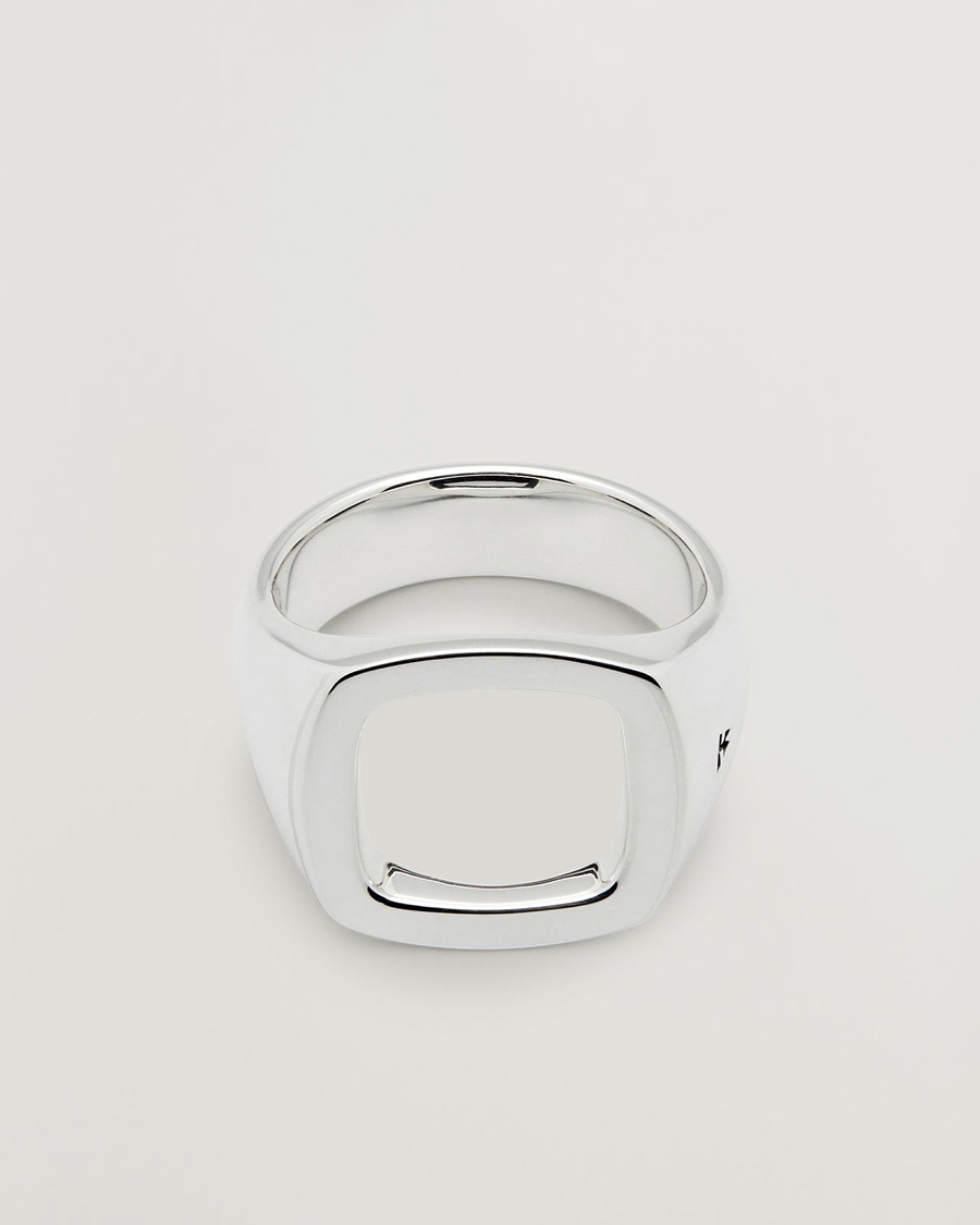 Uomini | Gioielli | Tom Wood | Cushion Open Ring Silver