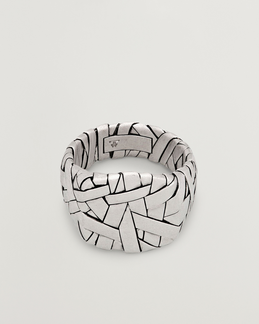 Uomini | Gioielli | Tom Wood | Quilt Ring Silver