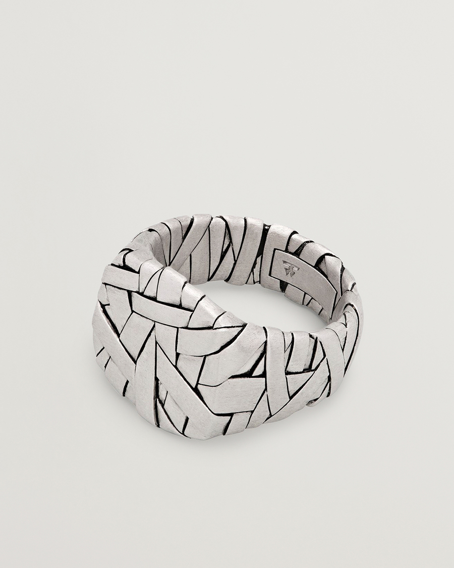 Uomini | Gioielli | Tom Wood | Quilt Ring Silver