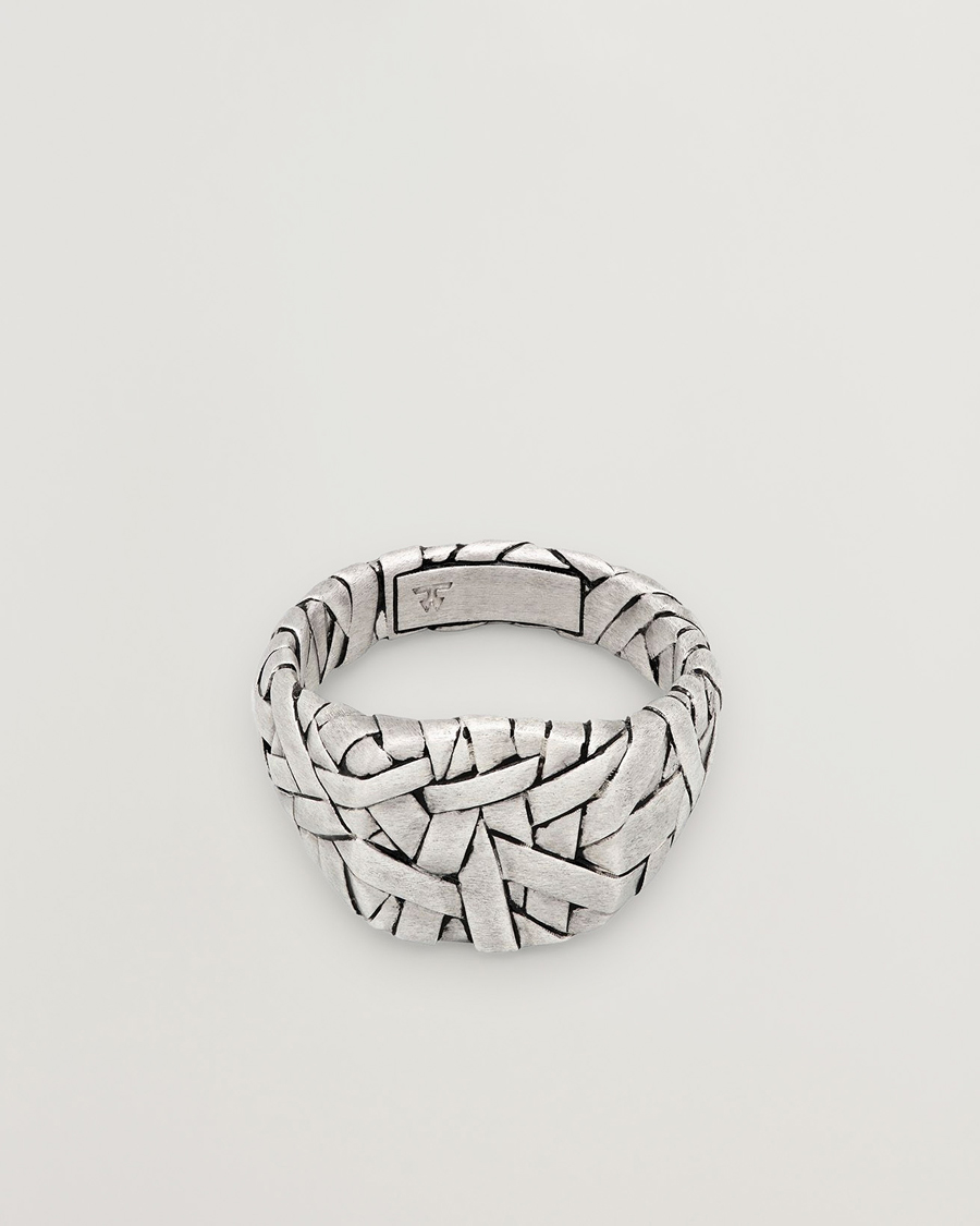 Uomini | Gioielli | Tom Wood | Quilt Ring Small Silver