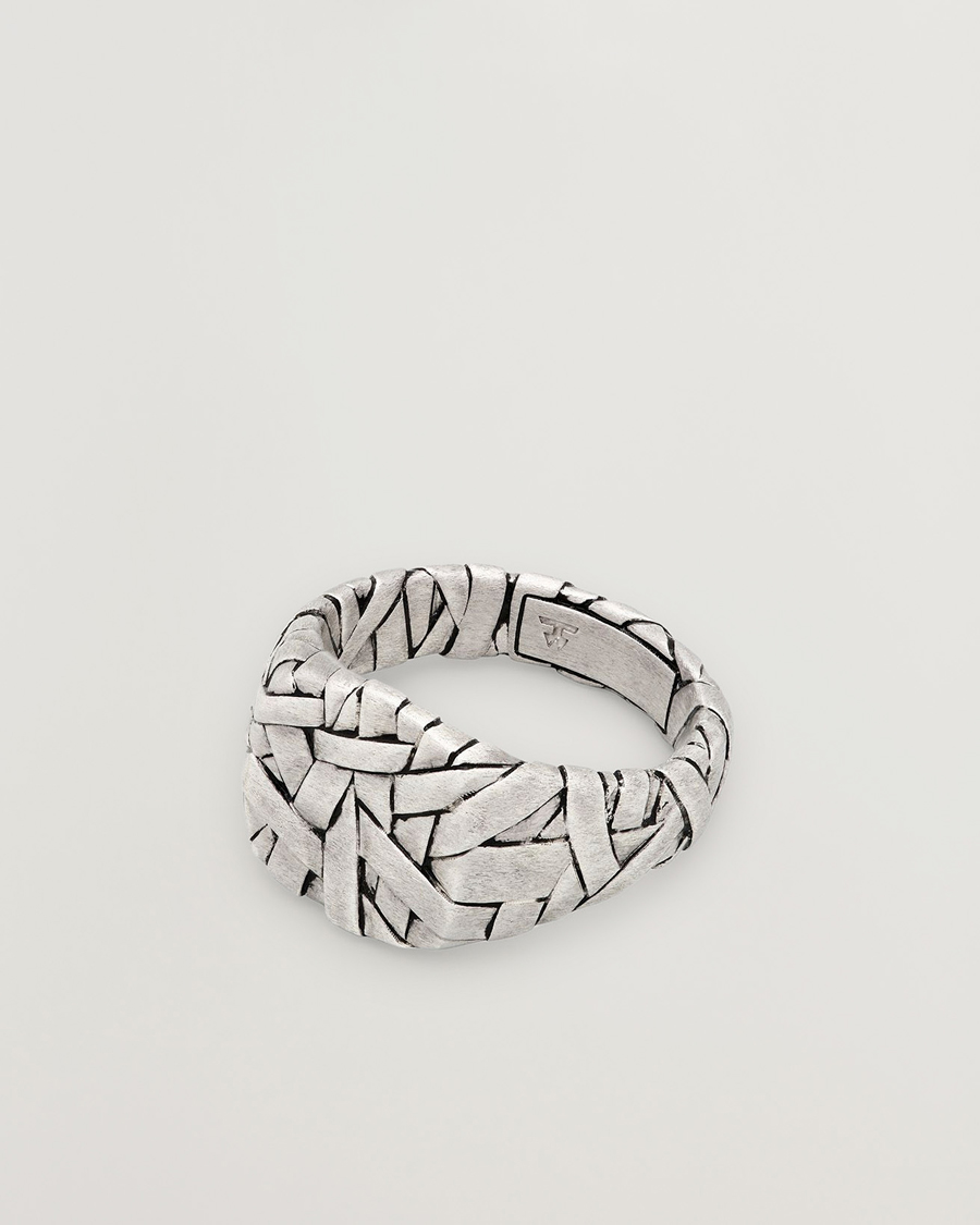 Uomini | Gioielli | Tom Wood | Quilt Ring Small Silver