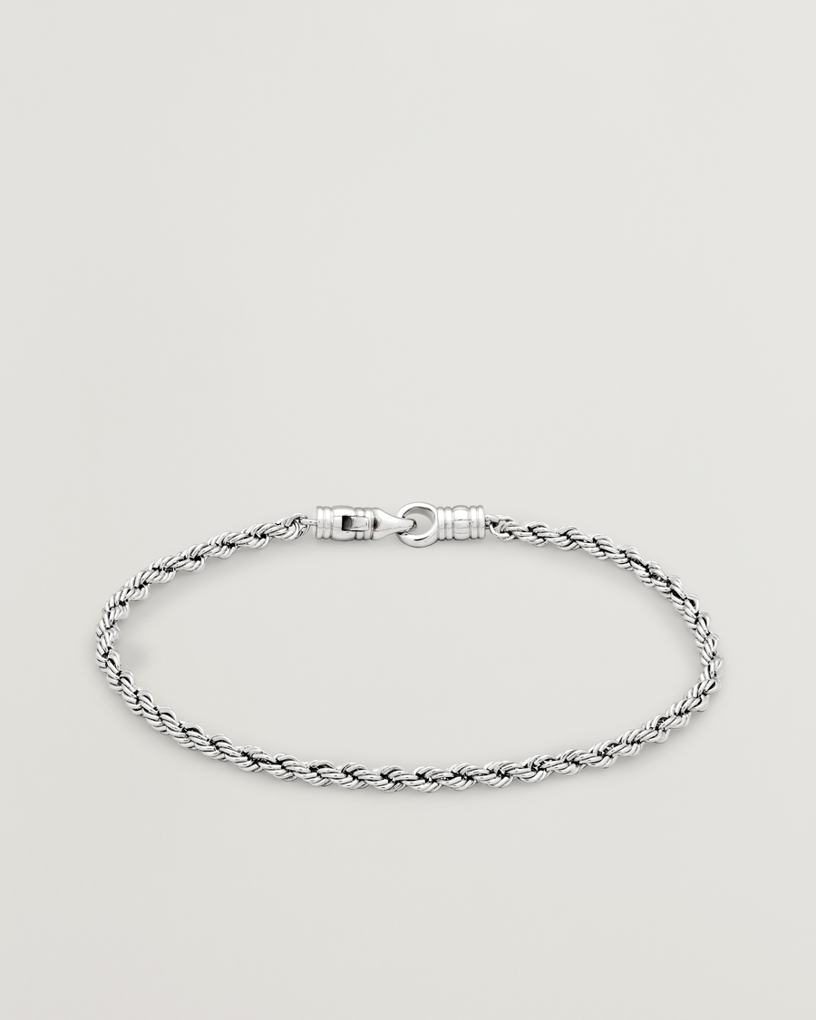 Uomini | Gioielli | Tom Wood | Rope Bracelet Silver