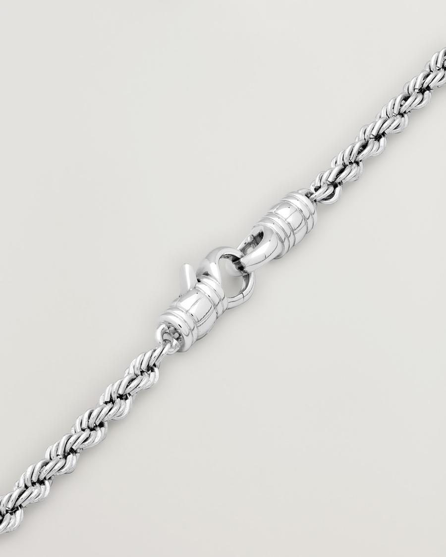 Uomini | Gioielli | Tom Wood | Rope Bracelet Silver