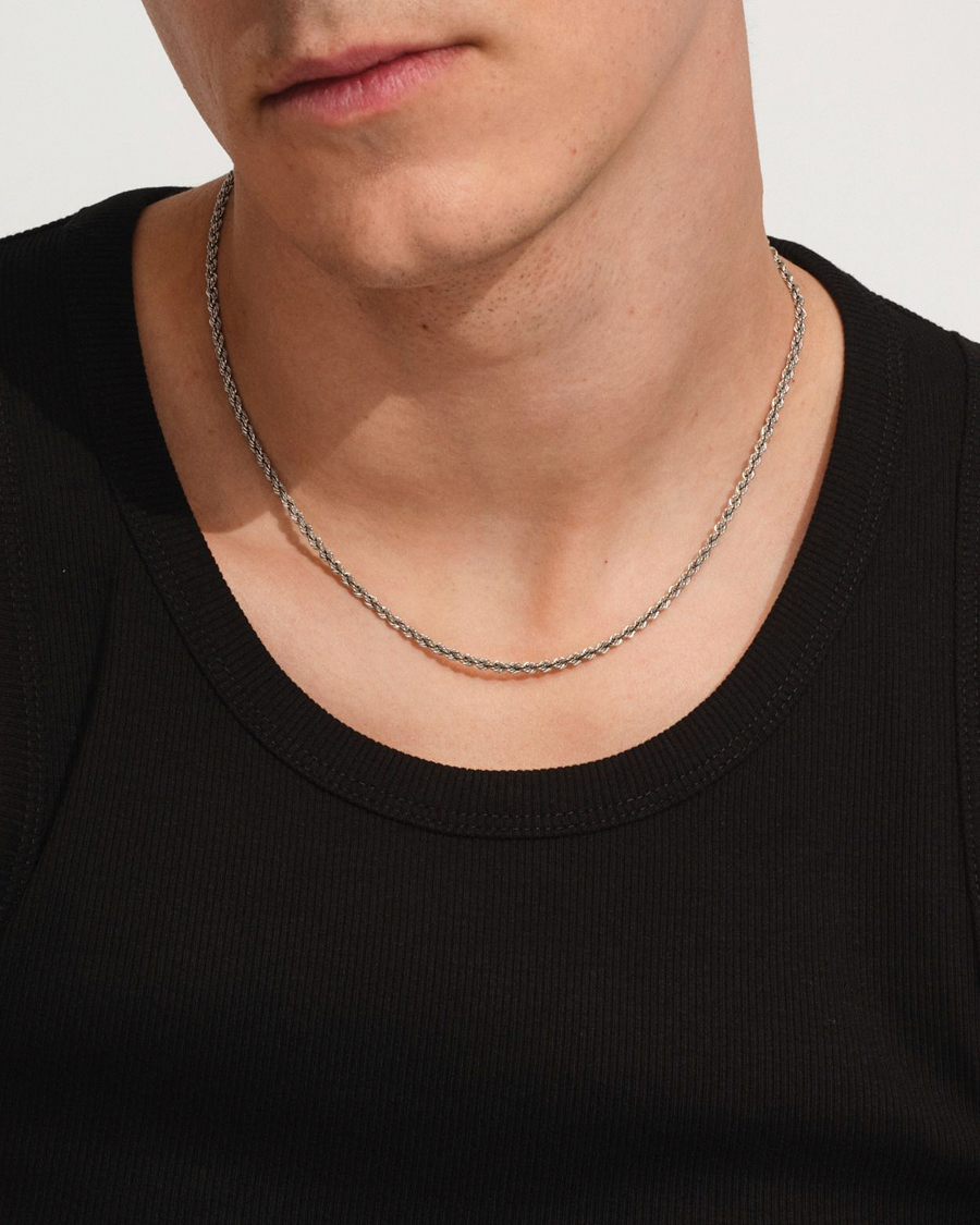 Uomini | Gioielli | Tom Wood | Rope Chain Silver