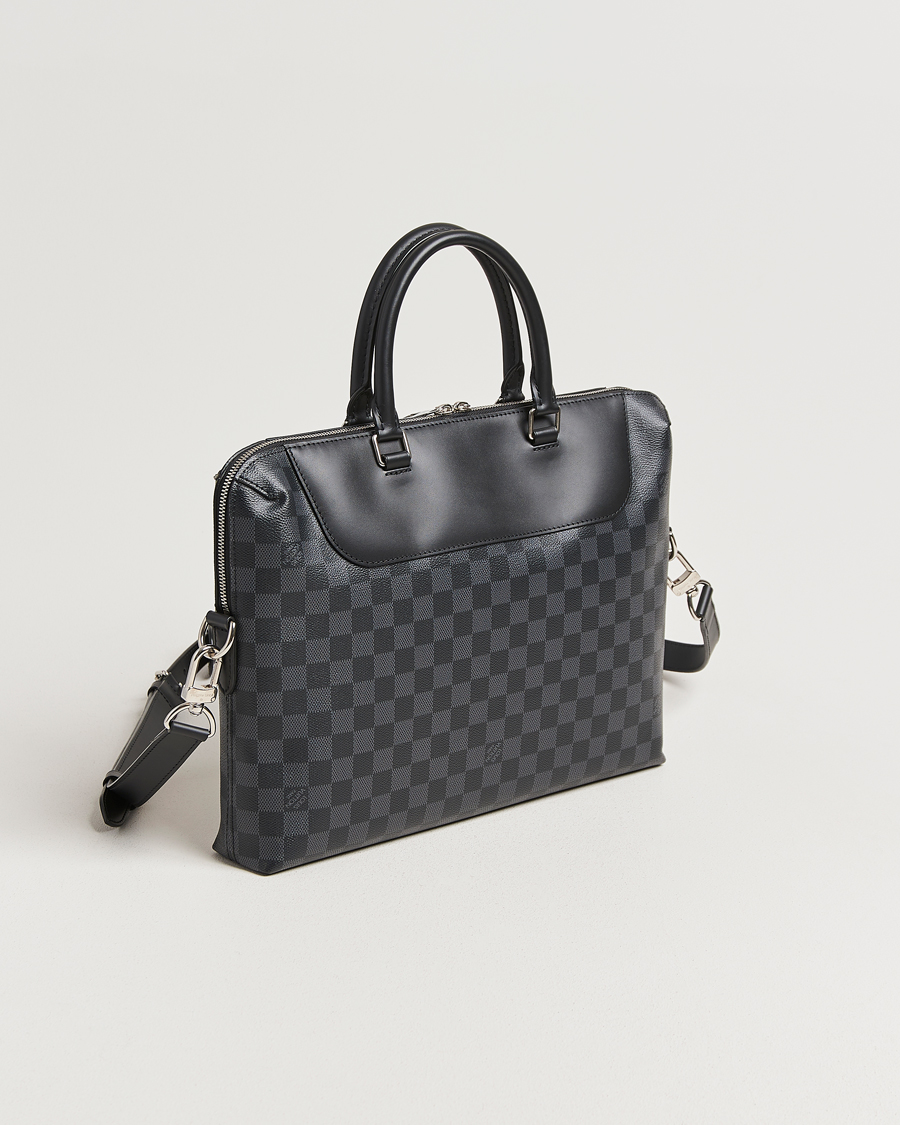 Uomini | Louis Vuitton Pre-Owned Porte Documan Jules Damier Graphite | Louis Vuitton Pre-Owned | Porte Documan Jules Damier Graphite