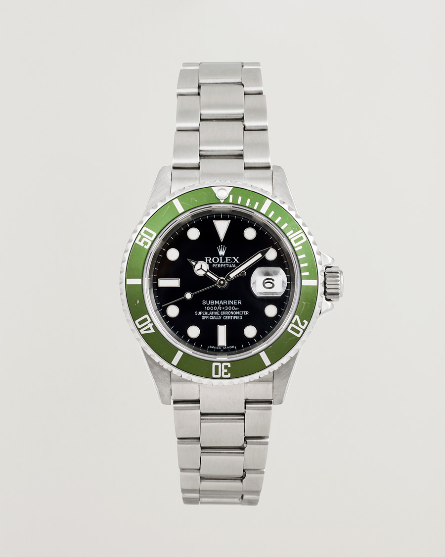 Uomini | Pre-Owned & Vintage Watches | Rolex Pre-Owned | Submariner Date Kermit