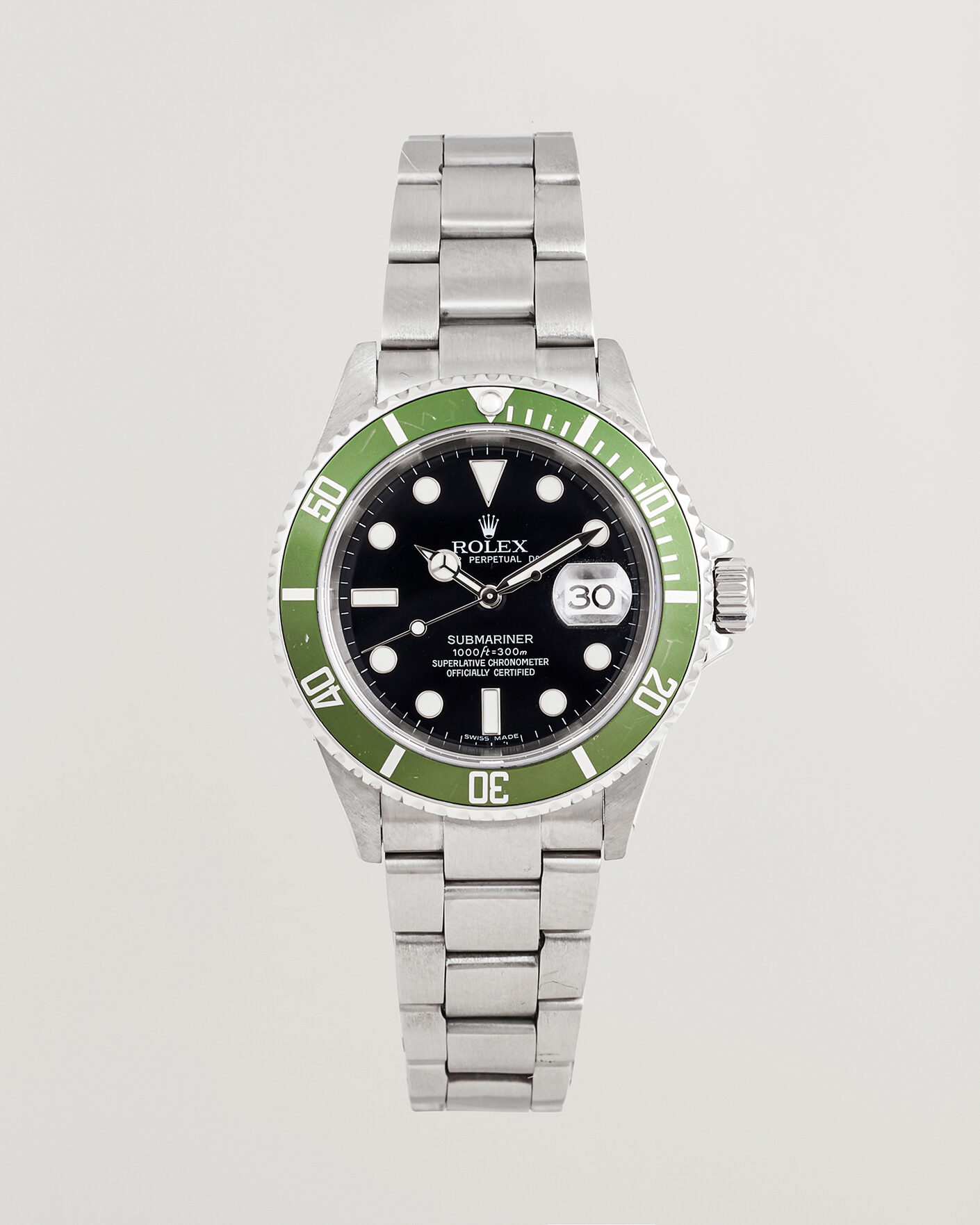 Uomini | Pre-Owned & Vintage Watches | Rolex Pre-Owned | Submariner Date Kermit