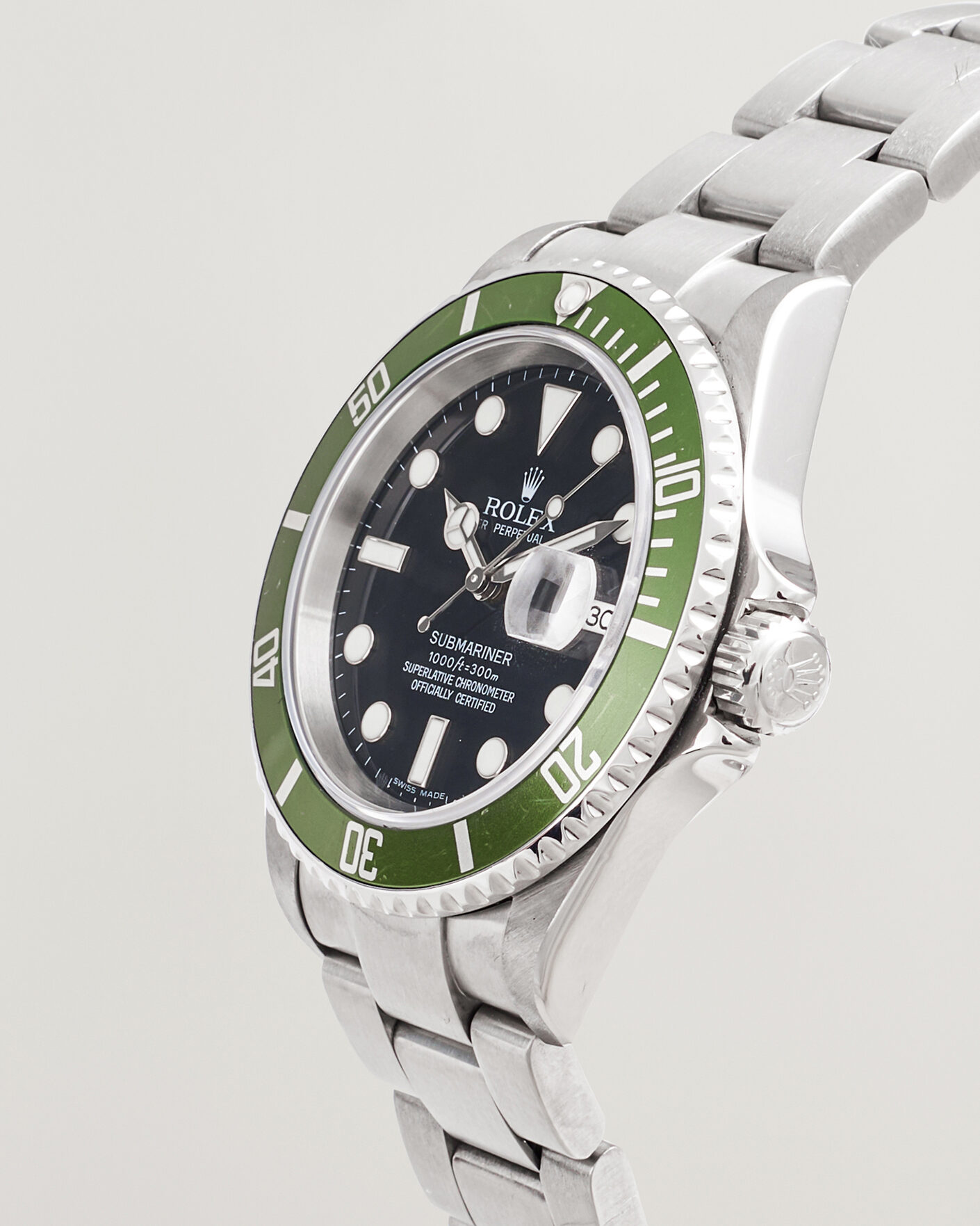 Uomini | Pre-Owned & Vintage Watches | Rolex Pre-Owned | Submariner Date Kermit