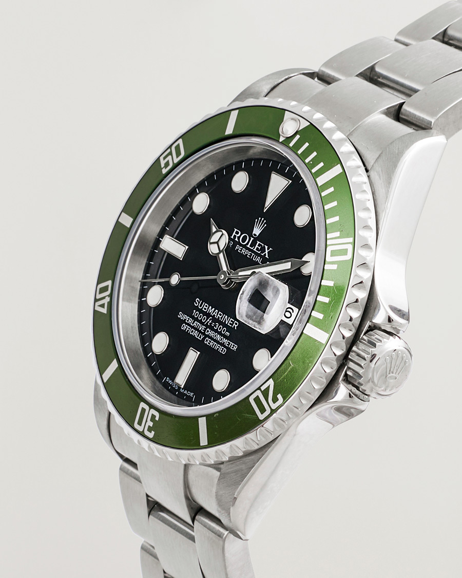 Uomini | Pre-Owned & Vintage Watches | Rolex Pre-Owned | Submariner Date Kermit