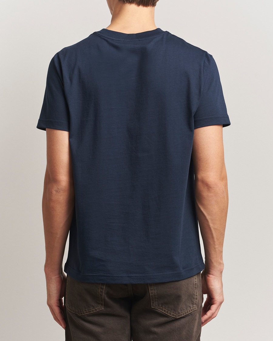 Uomini | T-shirt | A.P.C. | Embroidered APC T-Shirt Dark Navy