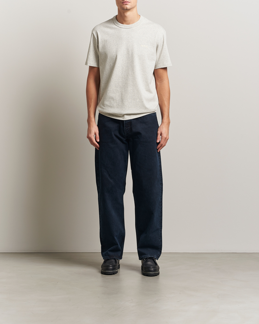 Uomini | T-shirt | A.P.C. | Boxy Fit Petit VPC T-Shirt Mastic Chine