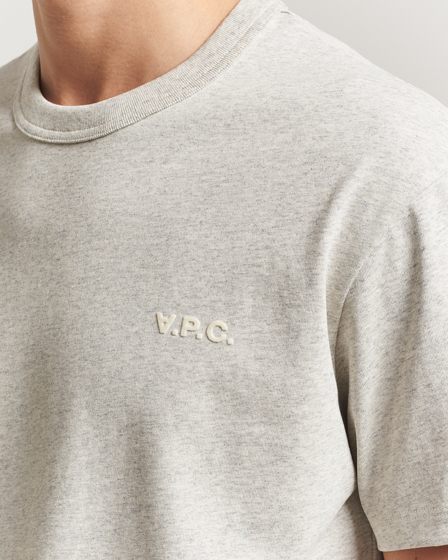 Uomini | T-shirt | A.P.C. | Boxy Fit Petit VPC T-Shirt Mastic Chine