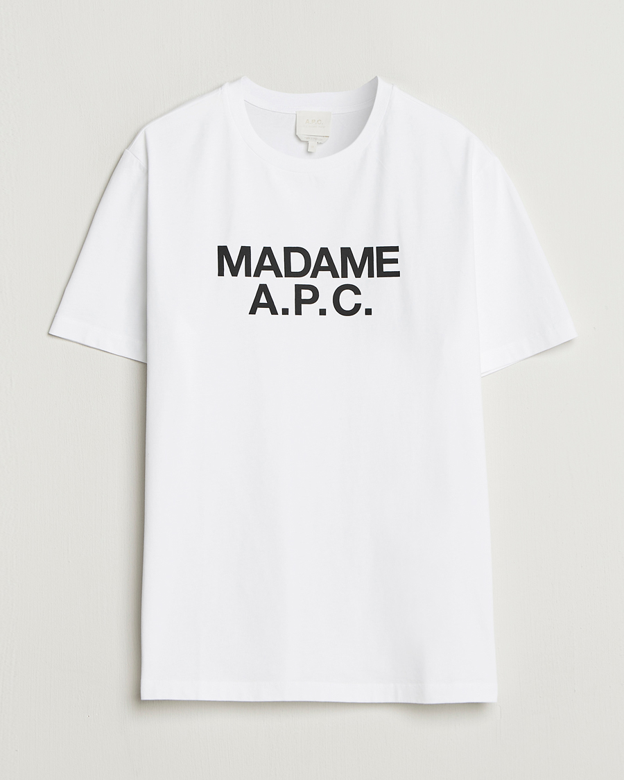 Uomini | T-shirt | A.P.C. | Madame T-Shirt White