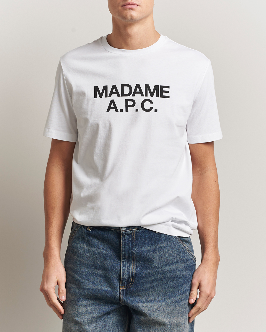 Uomini | T-shirt | A.P.C. | Madame T-Shirt White