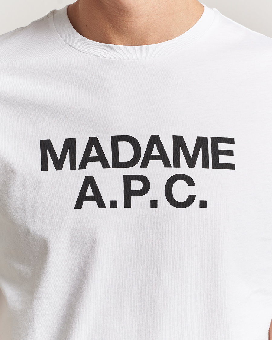 Uomini | T-shirt | A.P.C. | Madame T-Shirt White