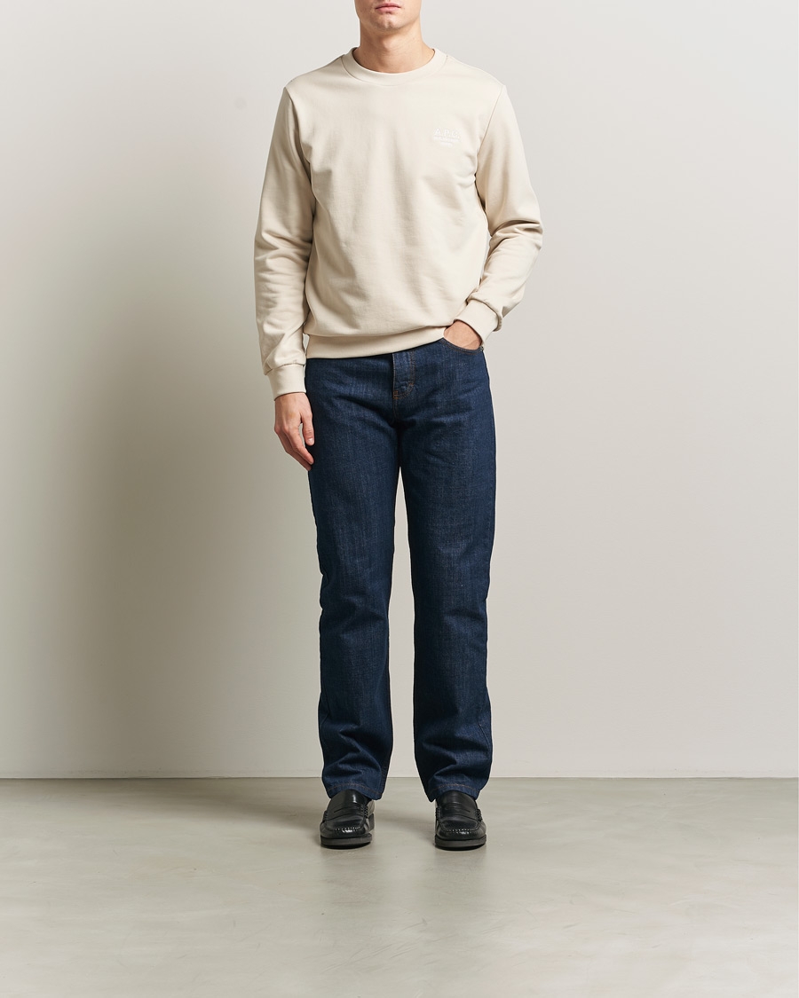 Uomini | Maglieria | A.P.C. | Rue Madame Tonal Sweatshirt Mastic
