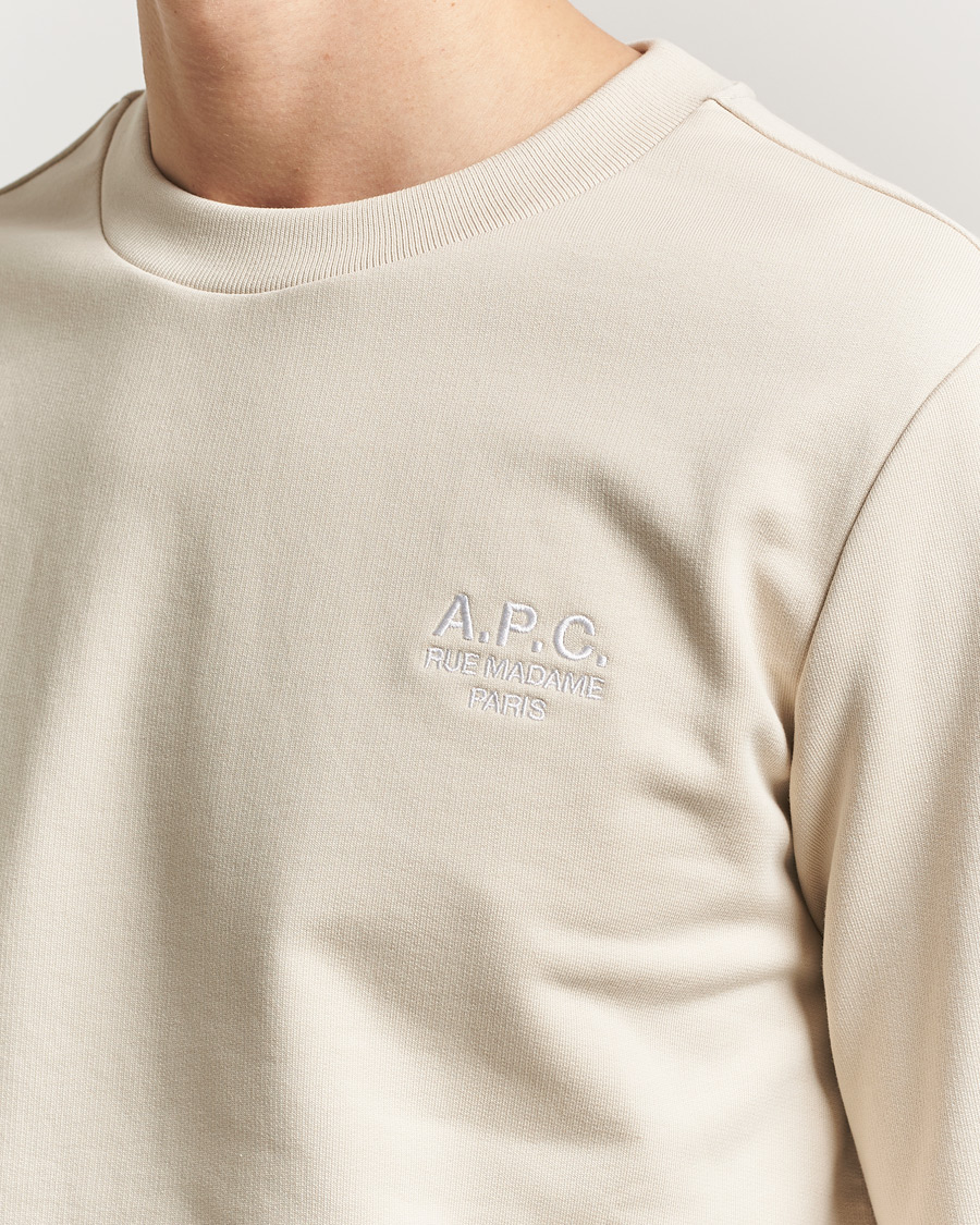 Uomini | Maglieria | A.P.C. | Rue Madame Tonal Sweatshirt Mastic