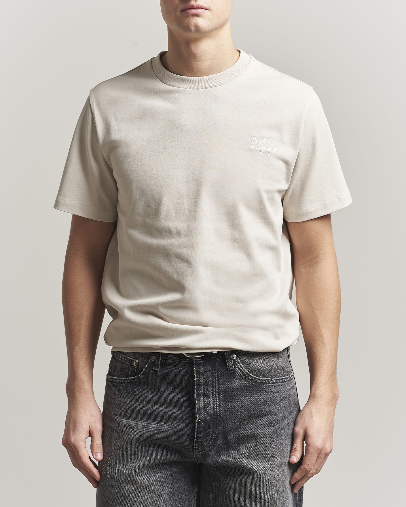 Uomini | T-shirt | A.P.C. | Rue Madame T-Shirt Mastic