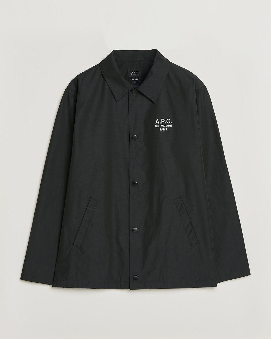 Uomini | Giacche | A.P.C. | Rue Madame Coach Jacket Black