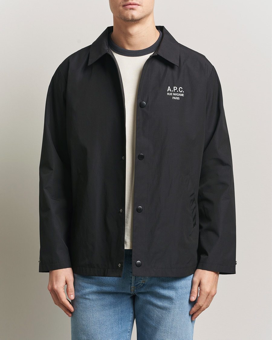 Uomini | Giacche | A.P.C. | Rue Madame Coach Jacket Black
