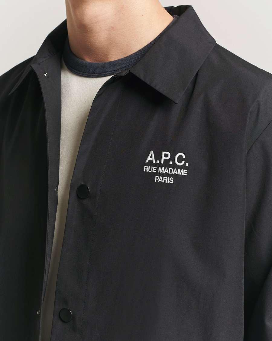 Uomini | Giacche | A.P.C. | Rue Madame Coach Jacket Black