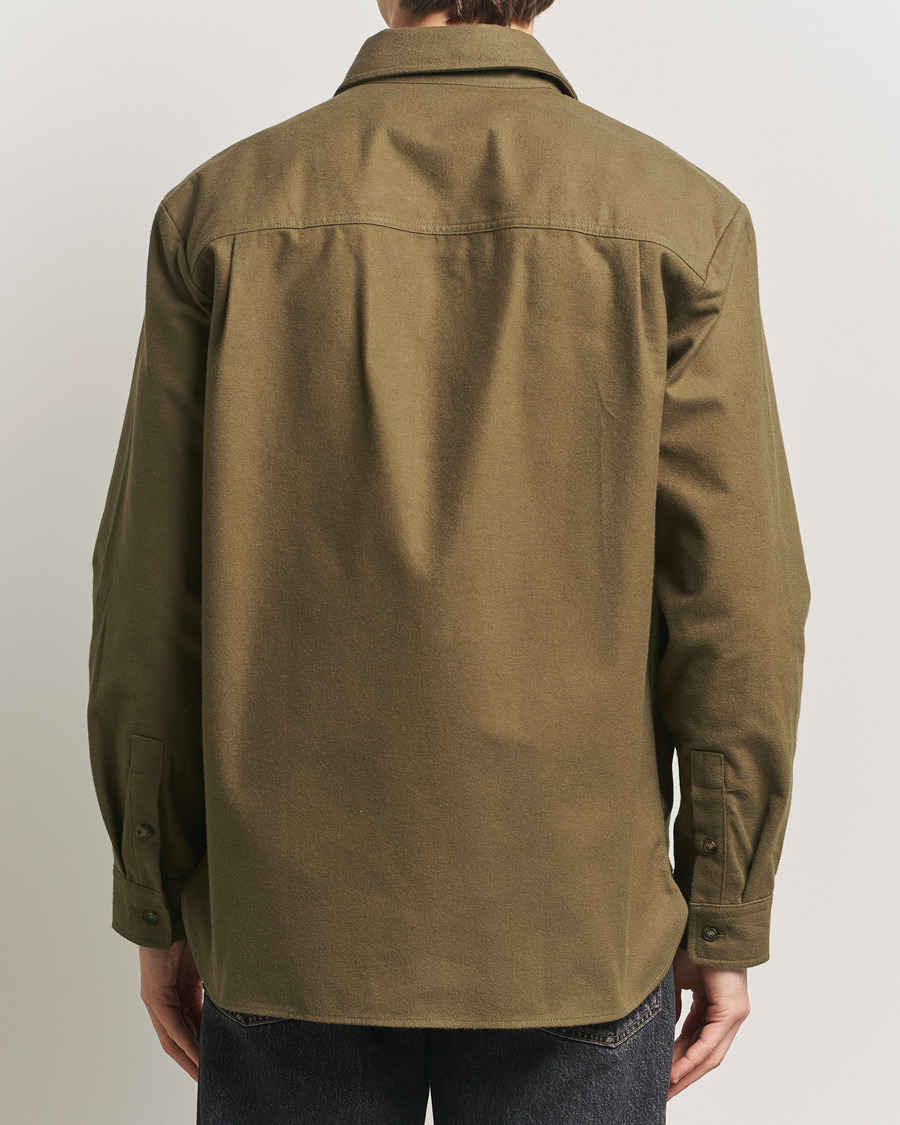 Uomini | Camicie | A.P.C. | Brushed Cotton Overshirt Khaki