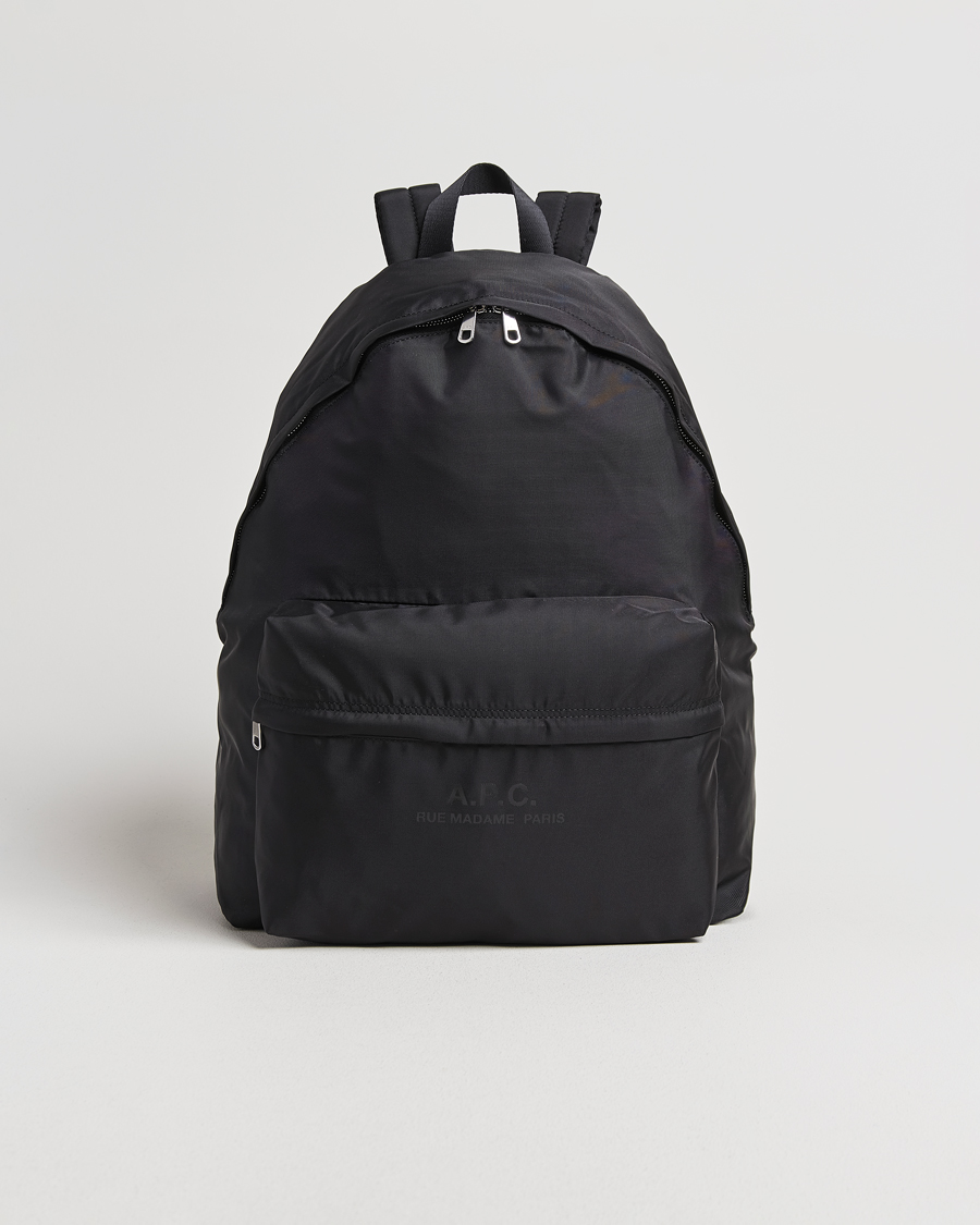 Uomini | Borse | A.P.C. | Backstage Nylon Cordura Backpack Black