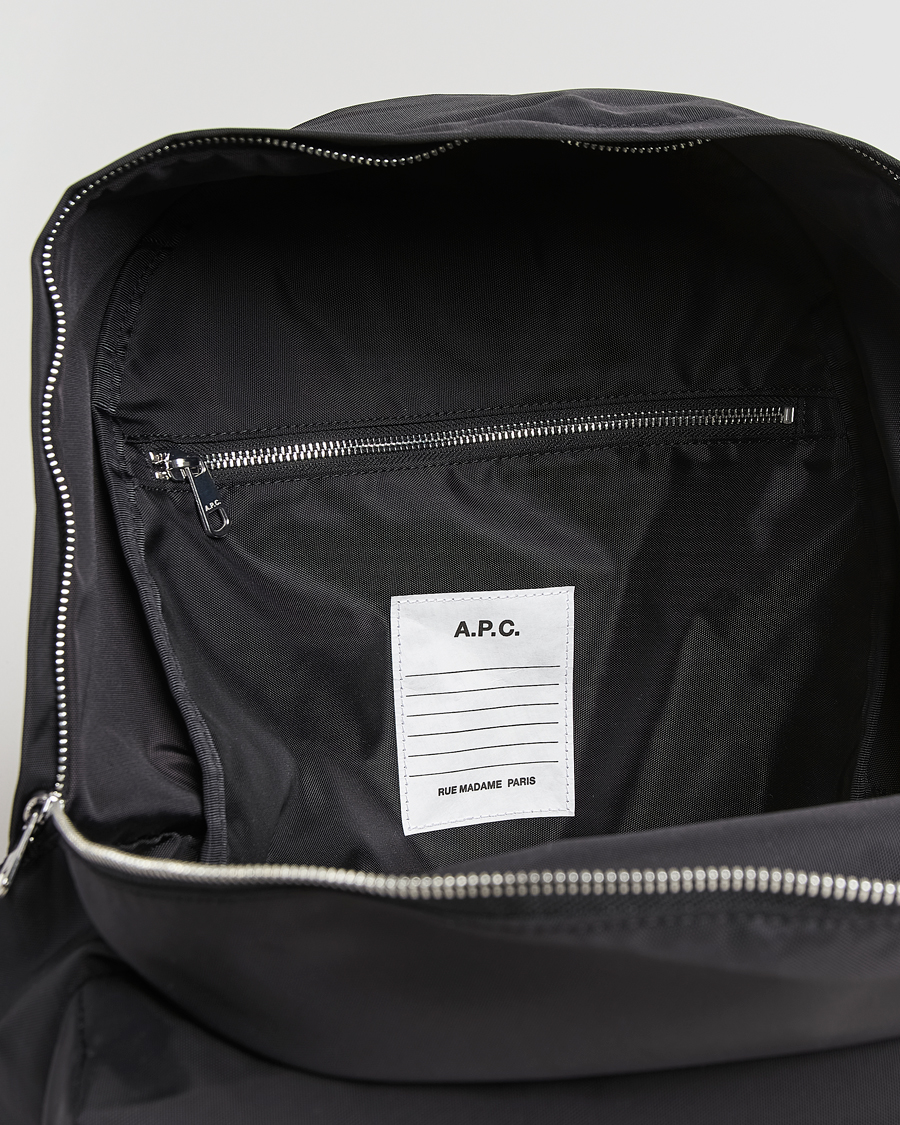 Uomini | Borse | A.P.C. | Backstage Nylon Cordura Backpack Black