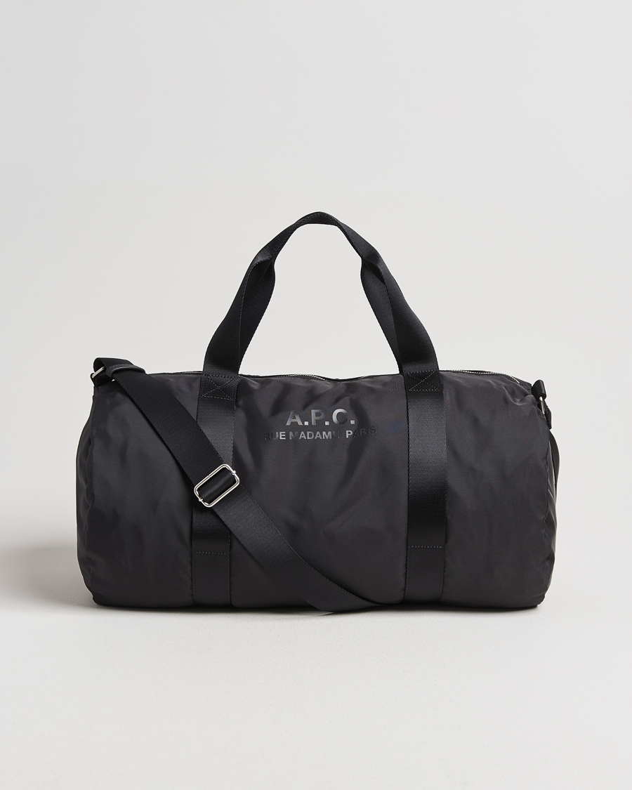 Uomini | A.P.C. Backstage Nylon Cordura Gym Bag Black | A.P.C. | Backstage Nylon Cordura Gym Bag Black