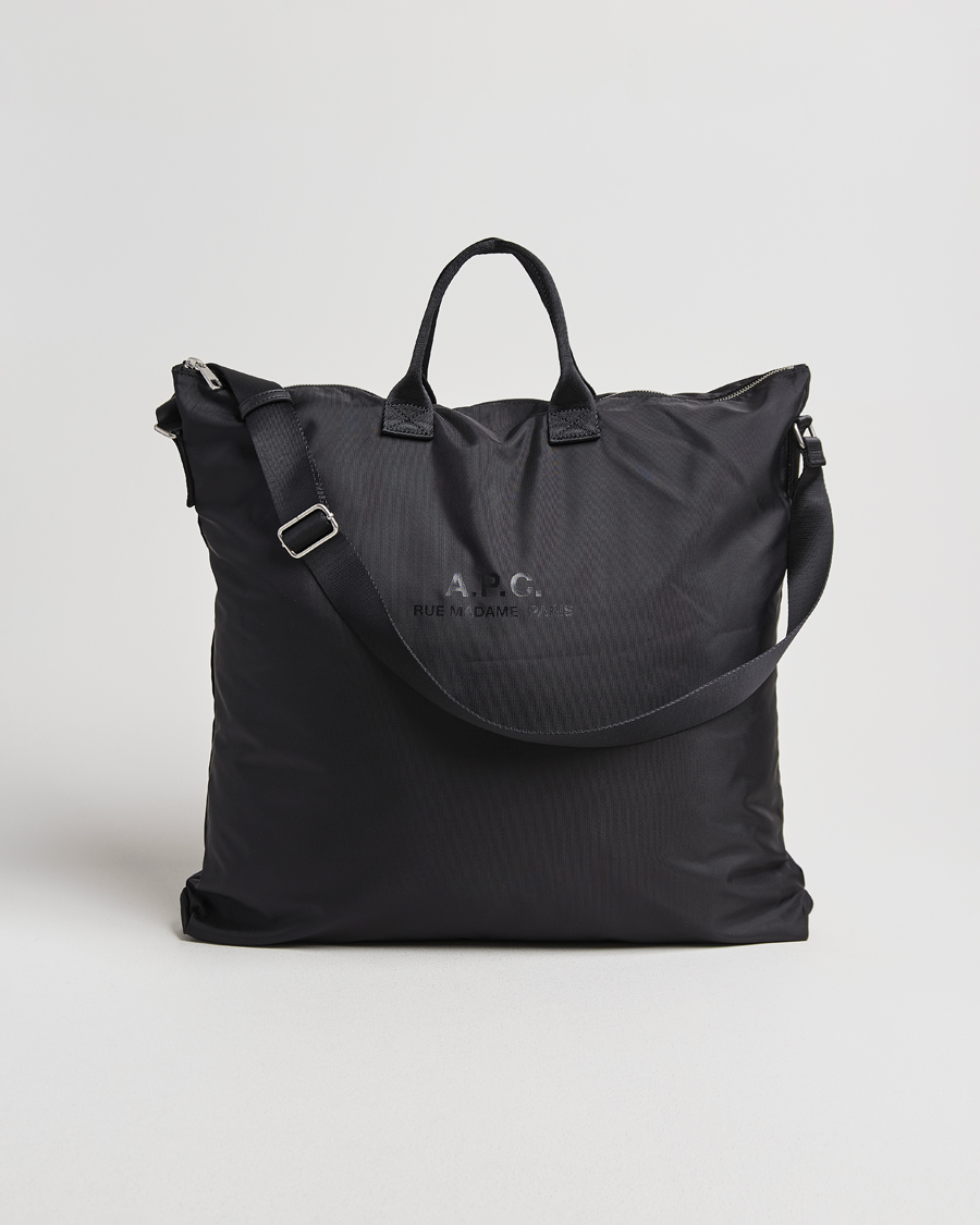 Uomini | A.P.C. Backstage Nylon Cordura Tote Bag Black | A.P.C. | Backstage Nylon Cordura Tote Bag Black