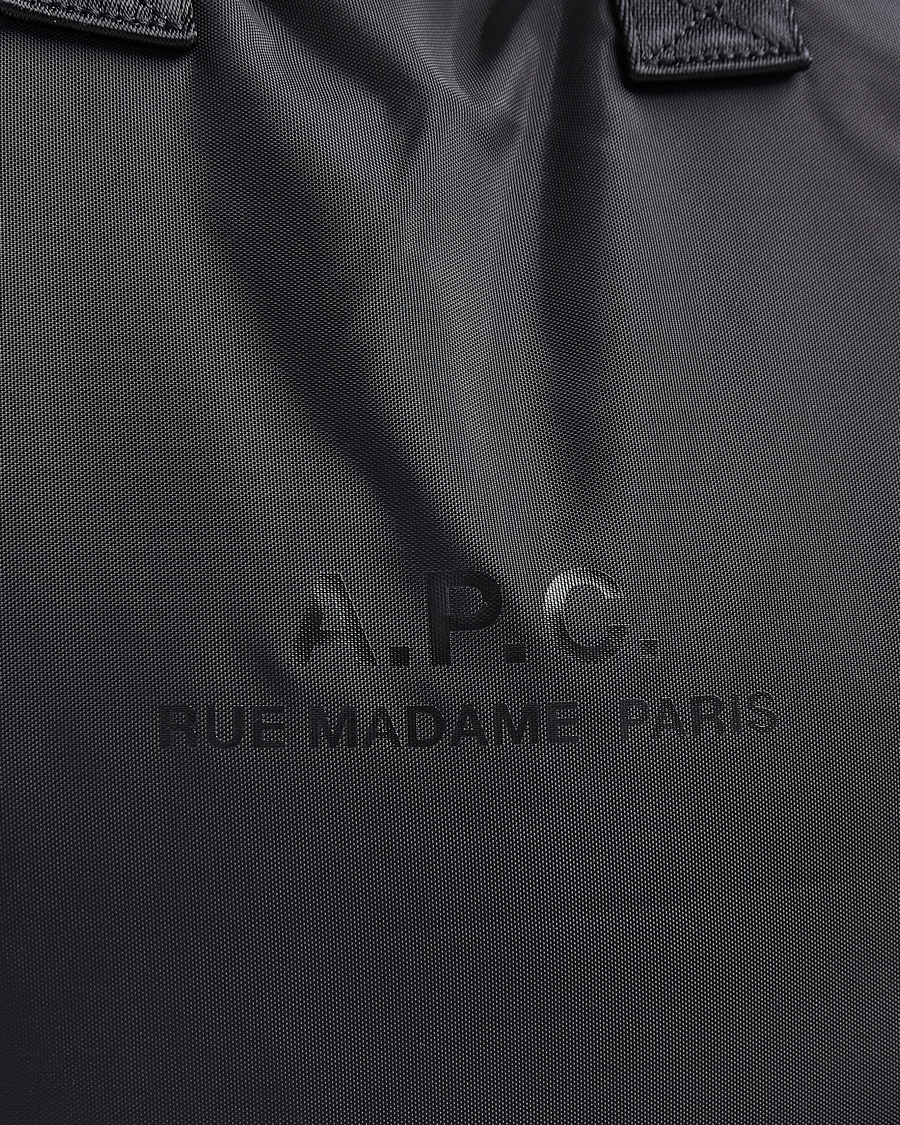 Uomini | A.P.C. Backstage Nylon Cordura Tote Bag Black | A.P.C. | Backstage Nylon Cordura Tote Bag Black
