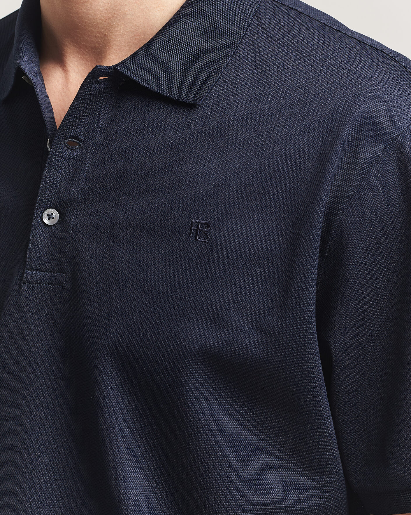 Uomini | Polo | Ralph Lauren Purple Label | Mercerized Cotton Polo Chairman Navy