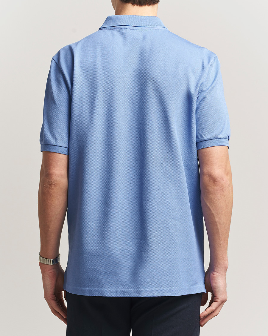 Uomini | Polo | Ralph Lauren Purple Label | Mercerized Cotton Polo Light Blue