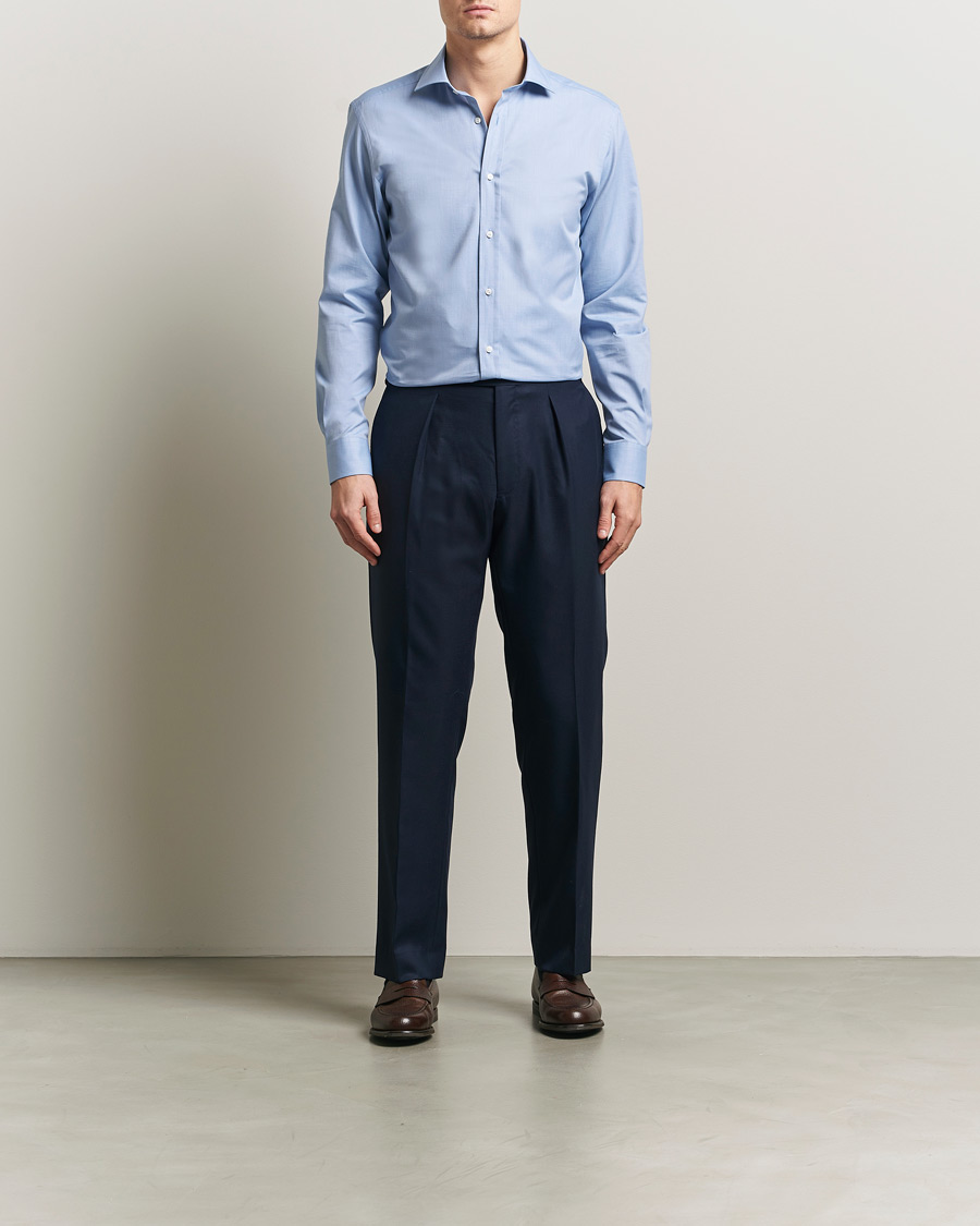 Uomini | Camicie | Ralph Lauren Purple Label | Oxford Button Down Shirt Light Blue